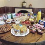 Comenzar dia delicioso desayuno buffet